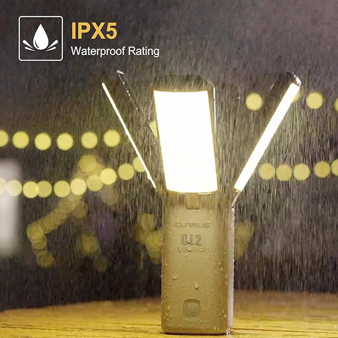 KLARUS CL2 Rechargeable Camping Lantern, 750LM 7 Light Modes Waterproof Foldable Tent Light with