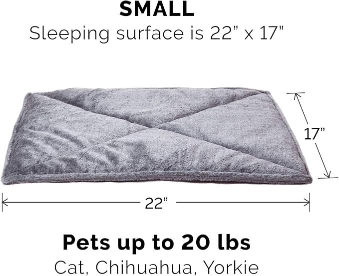 Furhaven ThermaNAP Self-Warming Cat Bed for Indoor Cats & Small Dogs, Washable & Reflects Body Heat
