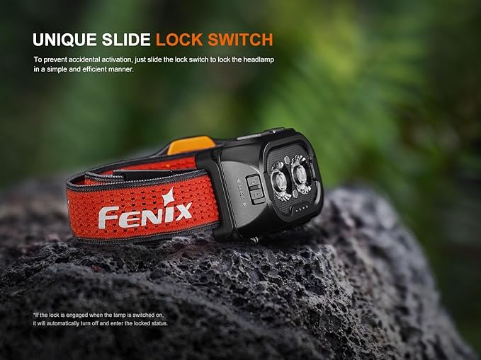 Fenix HL18R-T V2.0 800 Lumen Trail Running Headlamp, USB-C Rechargeable, White and Warm White