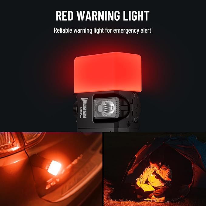 WUBEN AC3 Flashlight Diffuser Durable, Lamp Caps for X2Pro/X4 Flashlight, for Camping, Emergencies