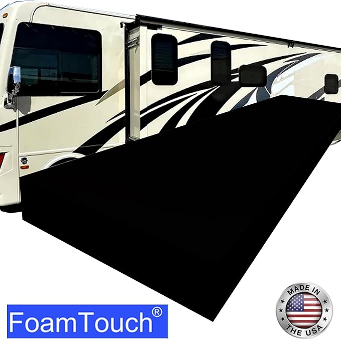 FoamTouch 4" Height x 30" Width x 75" Length Camper/RV bunk Mattress (Foam Only) Charcoal -No Cover