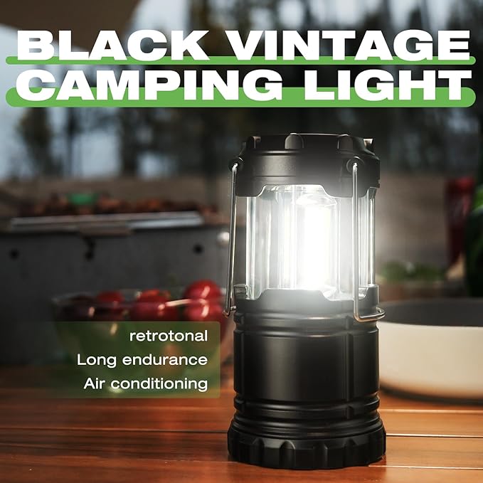 Lantern Collapsible Camping Light, Battery Operated Lanterns LED Super Bright for Power Outages