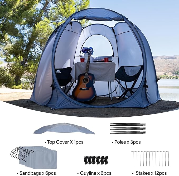 Alvantor Pop Up Screen Tent House Room Instant Outdoor Camping Canopy Sun Shelter Gazebo for Patio