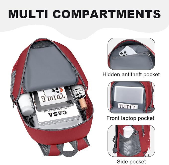 MIYCOO Backpack - Ultra Lightweight Packable Backpack for Travel Camping, 45L Hiking Back Pack