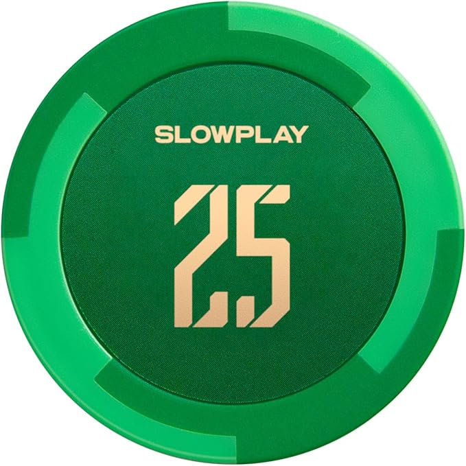 SLOWPLAY Godel Clay Poker Chips, 14 Grams Heavyweight Clay Composite, 40mm Large Chips in Bulk