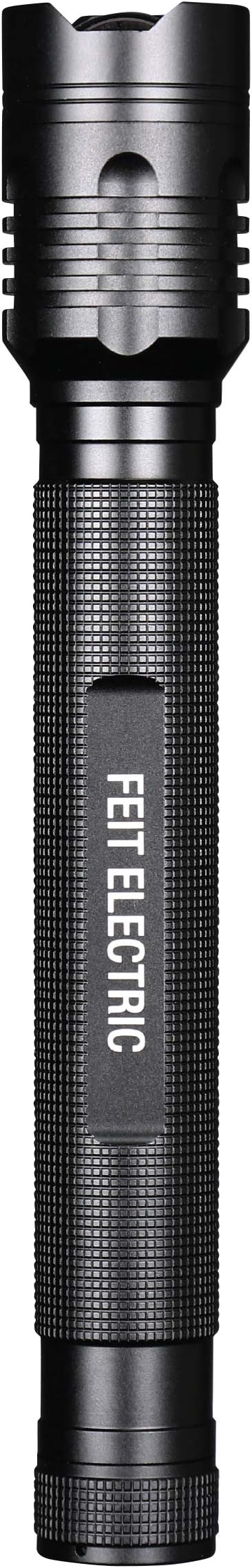 Feit Electric LED Tactical Flashlight - Aluminum Alloy - Zoomable Strike Bezel| Requires