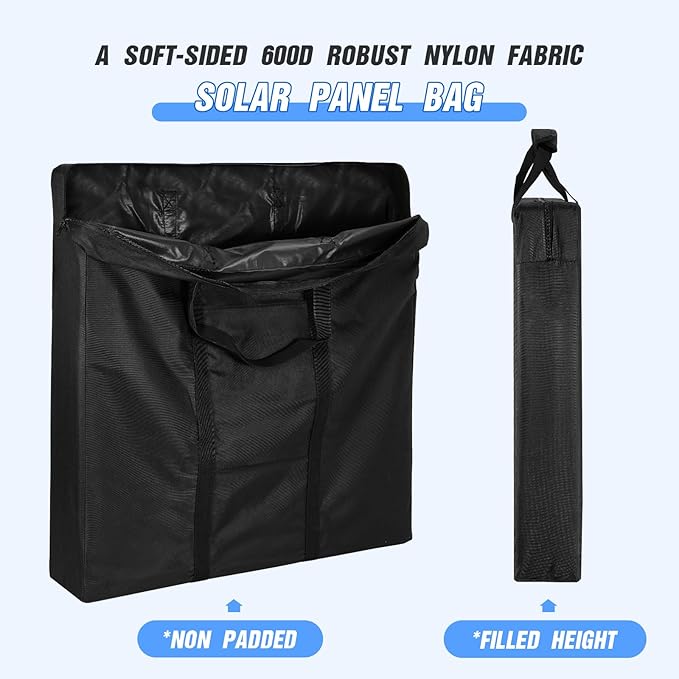 Solar Panel Storage Bag Compatible with Jackery Solars Panel 100 Watt,Waterproof Solar Panel