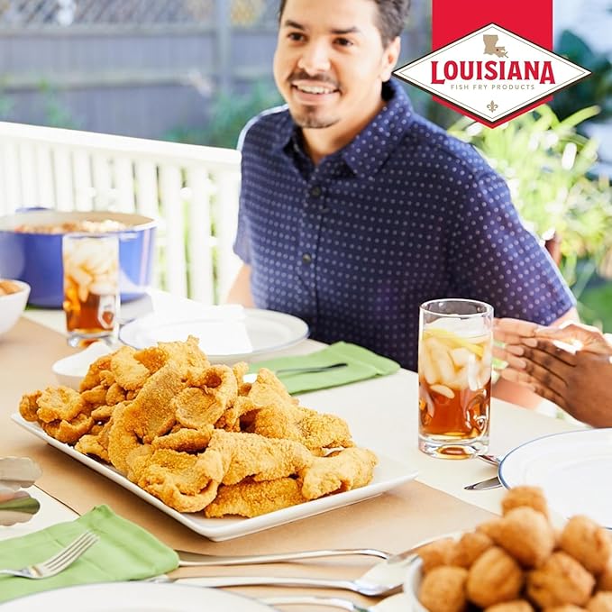 Louisiana Fish Fry Seasoned Fish Fry 25lb Bulk, Food Service (25 Pounds)
