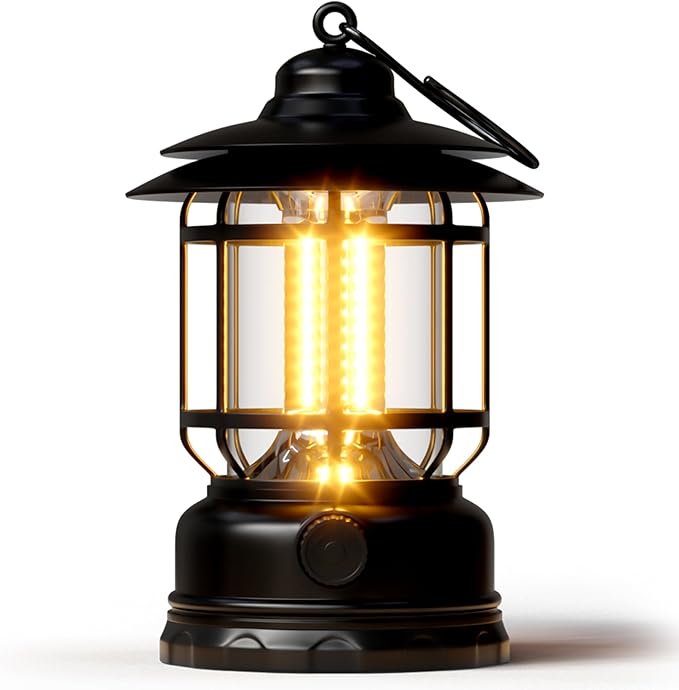 Retor LED Camping Lanterns 1500 LM Step-Less Dimming, Lightweight Battery Powered USB Rechargeable