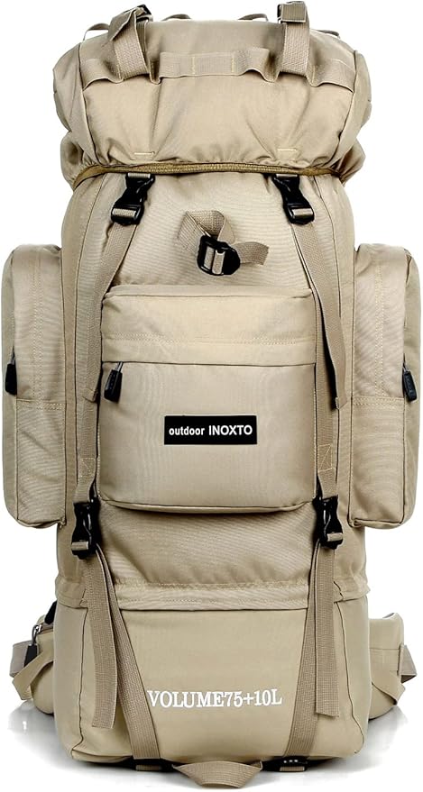 85L Lightweight Internal Frame Hiking Backpack for Men Women, Waterproof Travel Camping Backpack