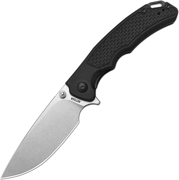 ARTISANCUTLERY Tradition V2 Pocket Knife for Men, 3.58" AR-RPM9 Steel Blade G10 Handle Folding