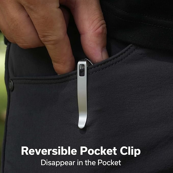 CIVIVI Faeger Pocket Folding Knife for EDC, 2.98" Swedish 14C28N Blade G10 Handle, Reversible Clip
