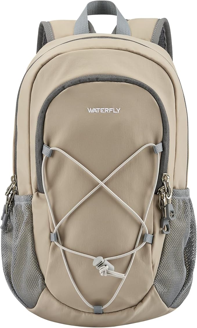 WATERFLY 12L Small Hiking Backpack: Day Pack Lightweight Travel Bag Camping Fitness Cycling Outdoor