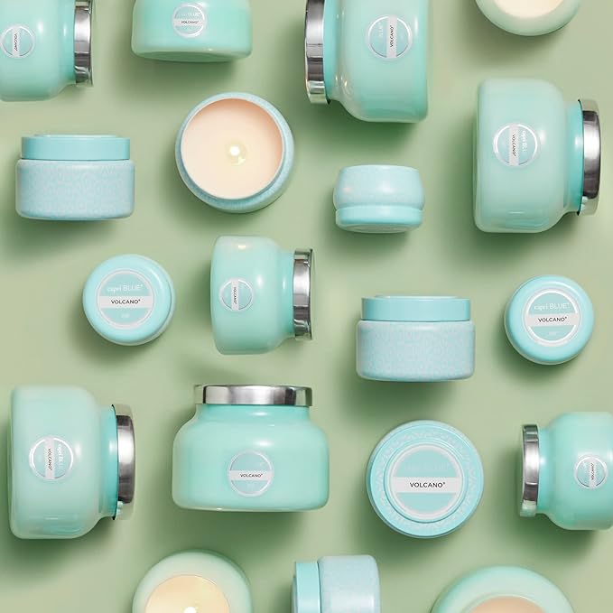 Capri Blue Volcano Scented Candles - Luxury Glass Jar Candles for Home Scented with Tropical Fruit