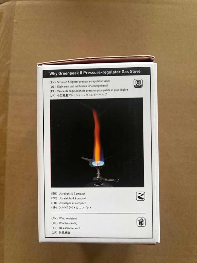 Fire-Maple Greenpeak 2 Backpacking & Camping Stove with Micro Regulated Valve - Ultralight