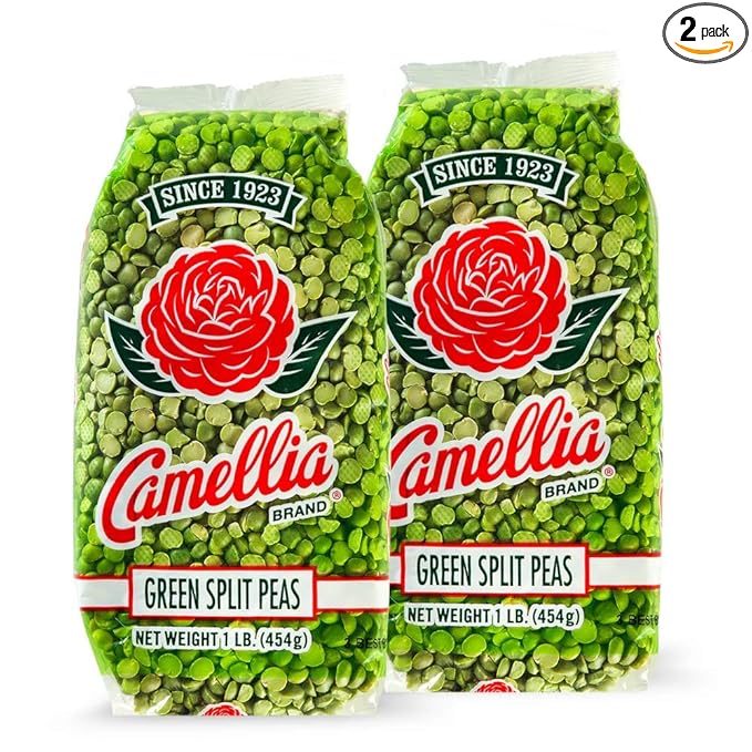 Camellia Brand Dried Green Split Peas – Premium Non-GMO Split Peas for Hearty Split Pea Soup