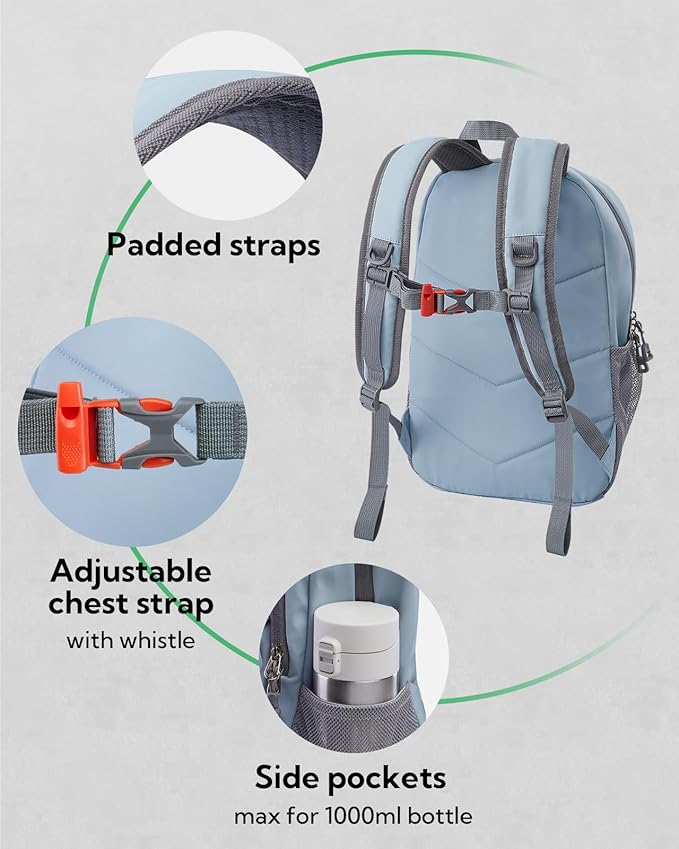 WATERFLY 12L Small Hiking Backpack: Day Pack Lightweight Travel Bag Camping Fitness Cycling Outdoor