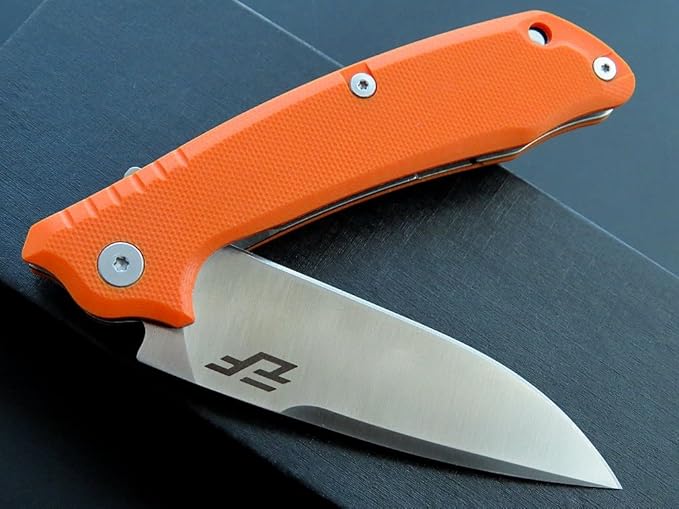 Eafengrow EF223 Folding Knife D2 Blade with G10 Handle Multi EDC Pocket Knife for Outdoor Camping
