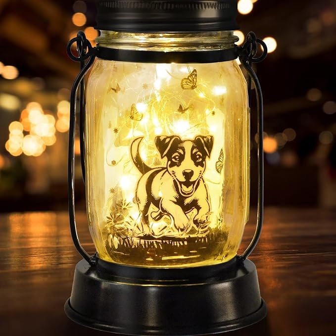 Jack Russell Terrier Gifts for Women/Men Jack Russell Terrier Solar Lanterns Mom Birthday Dog