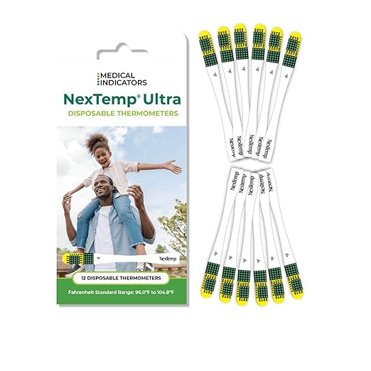Ultra Single-Use Thermometers - Individually Wrapped Disposable First Aid Supplies with