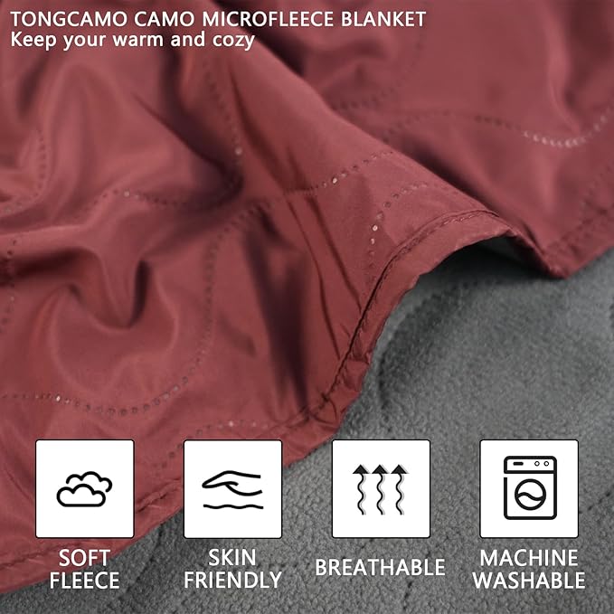 Camo Throw Blanket for Couch Sofa Soft Cozy Blankets Fleece Warm Lightweight Bedding Blanket for
