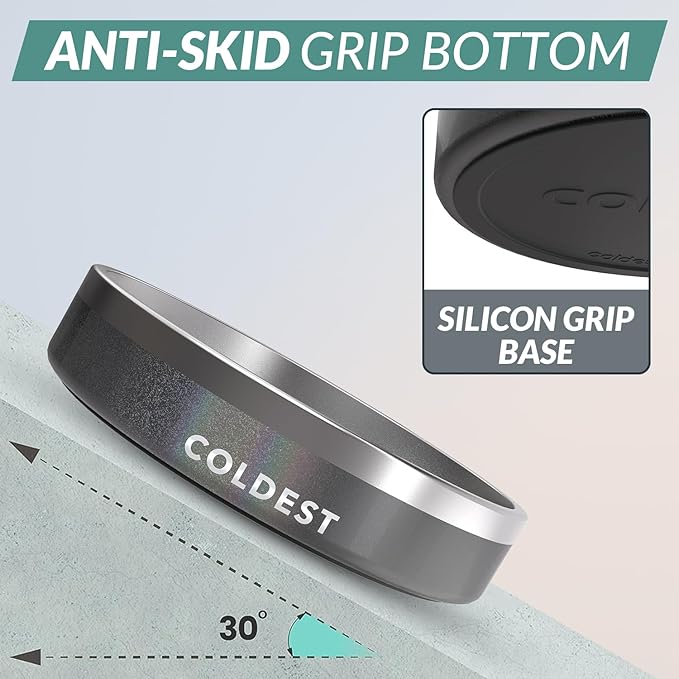 Coldest Dog Bowl - Anti Rust Metal, Non Slip, 3 Layers Insulated Stainless Steel Dog Bowls - Spill