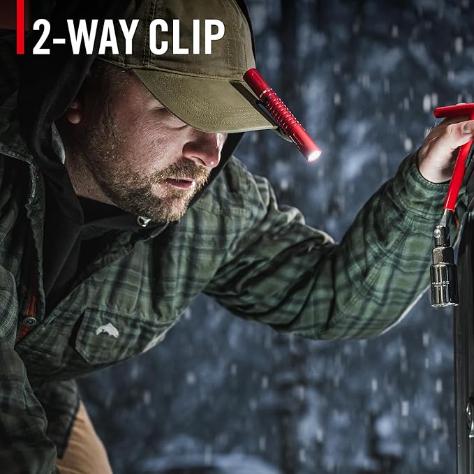 COAST XT10R 280 Lumen USB-C Rechargeable Pocket Flashlight/Penlight with TWIST FOCUS and Two-Way