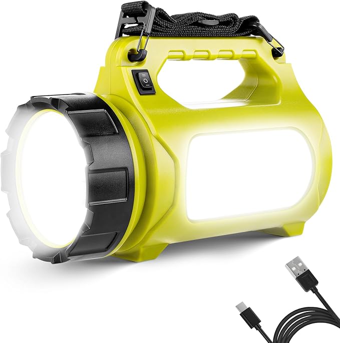 LE Rechargeable LED Lantern, Camping Essentials, 1000LM, 5 Light Modes, Power Bank, IPX4