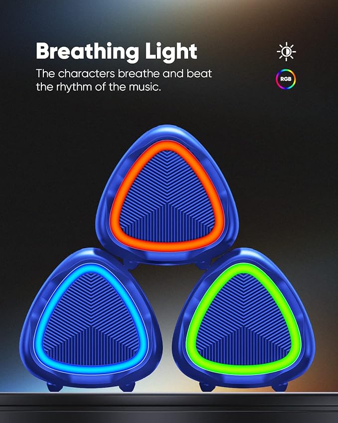 Bluetooth Speaker with HD Sound, Portable Wireless, IPX5 Waterproof, Up to 20H Playtime, TWS