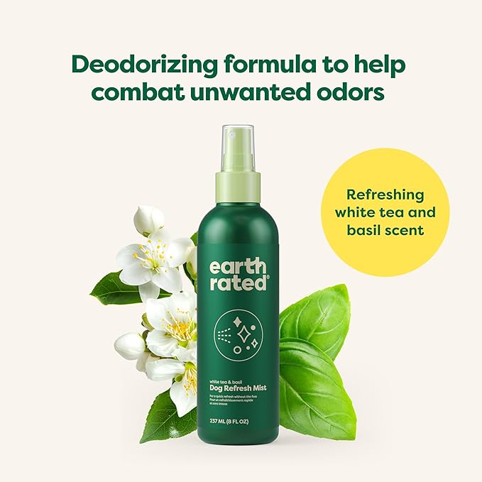 Earth Rated Dog Deodorizing Conditioner Spray, Conditioning & Odor-Eliminating Perfume for Dogs