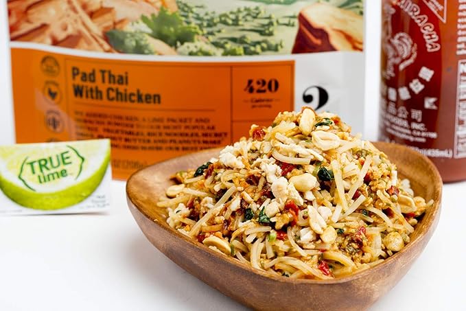 Backpacker's Pantry Pad Thai with Chicken | Freeze Dried Backpacking & Camping Food, 1 Count