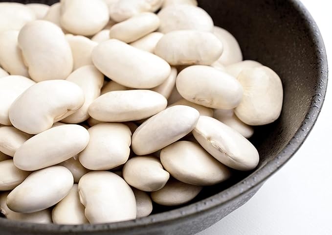 Food to Live Organic White Kidney Beans, 1.5 Pounds Whole Raw Dried Beans, Vegan, Kosher, Bulk.
