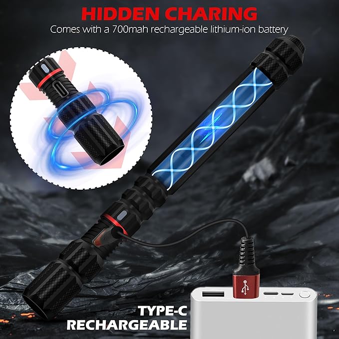 FORTO Rechargeable Pen Light Flashlight, 400 Lumens Small Pocket Flashlight with Clip, IP67
