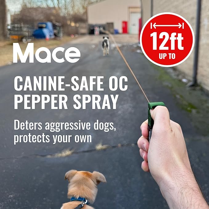 Mace Animal Repellent Sprays - Guard Alaska Bear Spray & Muzzle Dog Repellent Spray, EPA