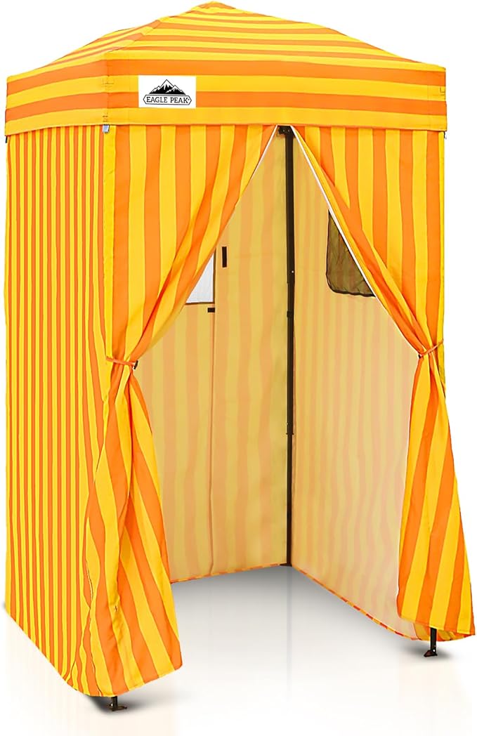 EAGLE PEAK Flex Ultra Compact 4x4 Pop-up Canopy, Sun Shelter, Changing Room, Portable Privacy