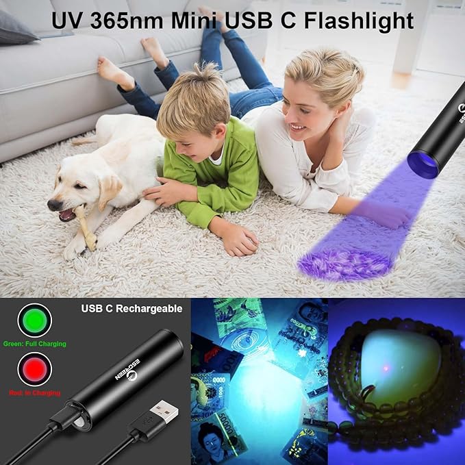 Rechargeable Flashlights 2000 High Lumens, Long Range 5000ft, Super Bright LED Flashlight USB C