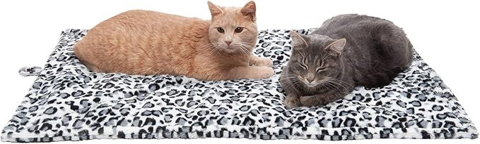 Furhaven ThermaNAP Self-Warming Cat Bed for Indoor Cats & Large/Medium Dogs, Washable & Reflects