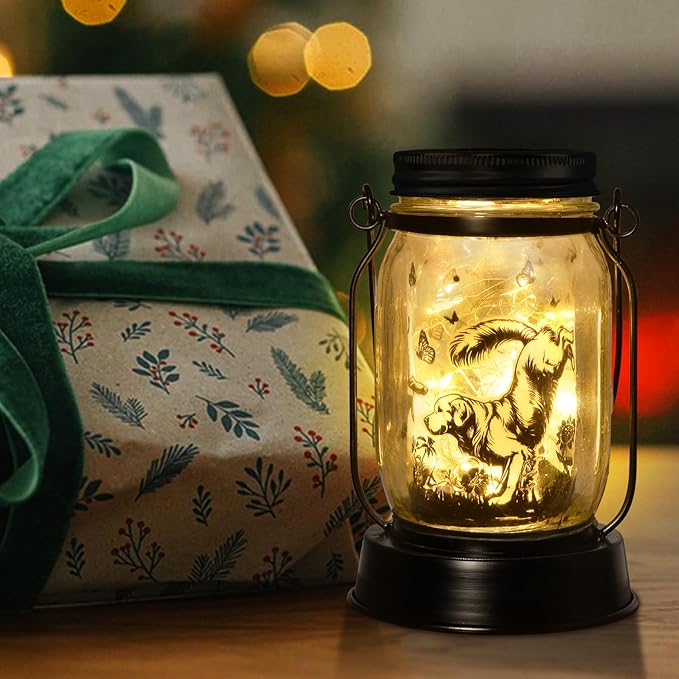 kyoryuger Pyrenees Gifts for Women/Men Pyrenees Dog Solar Lanterns Mom Birthday Dog Lovers Lantern