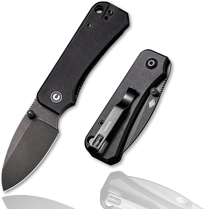CIVIVI Baby Banter Pocket Folding Knife for EDC, 2.34" Blade Small Knife with Titanium Thumb Stud