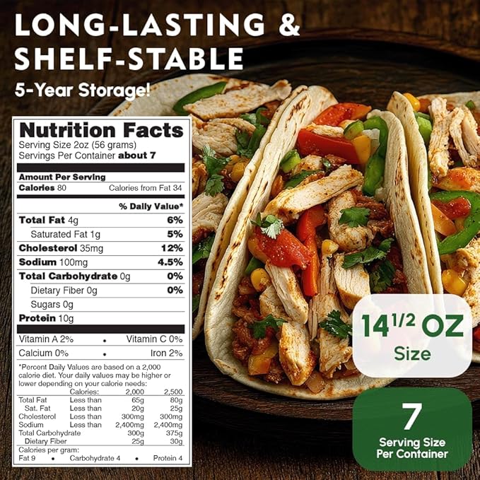 Werling & Sons Canned Chicken 14.5 Oz??Fully Cooked, Ready to Eat | Premium Quality, Recipe-Ready