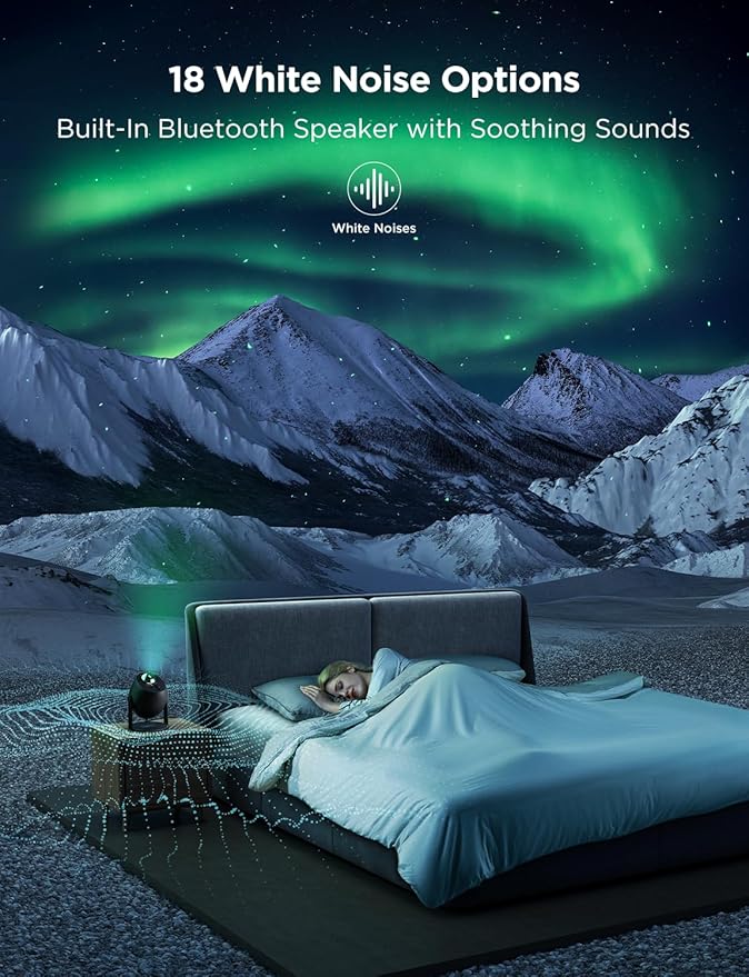 Govee Star Light Projector with 3 Aurora Flowing Effects, Star Projector Works with Matter, Alexa