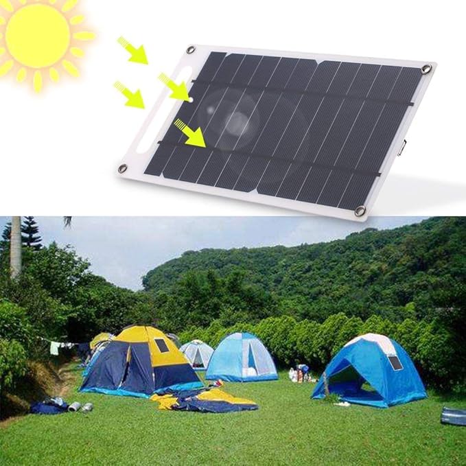 Solar Panel Charger USB Port Portable High Power Paper Shaped Monocrystalline Silicon for Cell