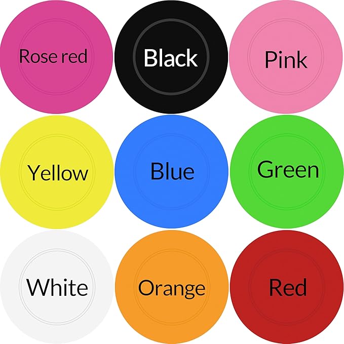 100 Custom Plastic Chips,Personalized Your Own Photo/Text/Logo on a Chip Double Sided Printing,Good