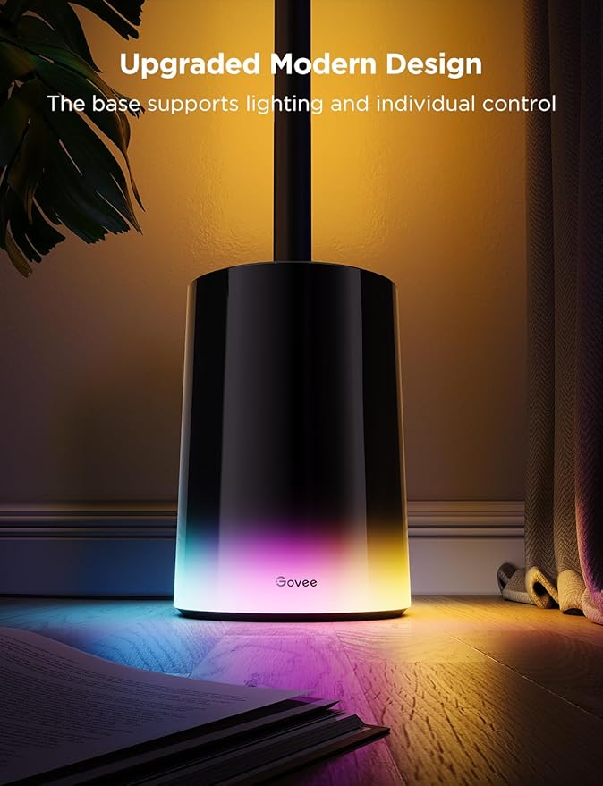 Govee Floor Lamp 2 with Matter, RGBIC, Warm Cool White LED, Alexa Compatible, 1725lm, Music Sync