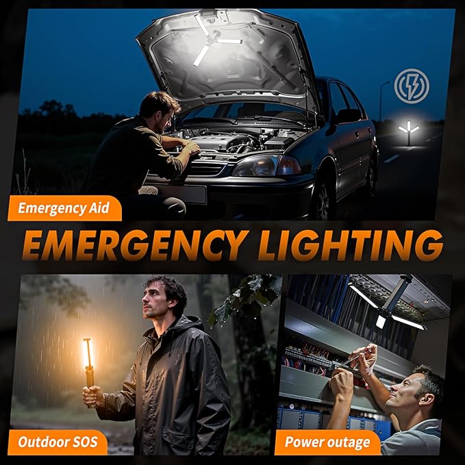 Rechargeable Camping Light with Remote,Dimmable Outdoor Lantern,26-Hour Runtime,3 Colors 5