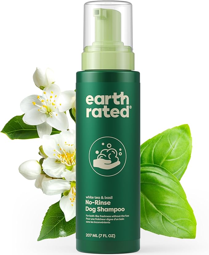Earth Rated Waterless Dog Shampoo & Conditioner, Convenient No-Rinse Wash for Cleaning