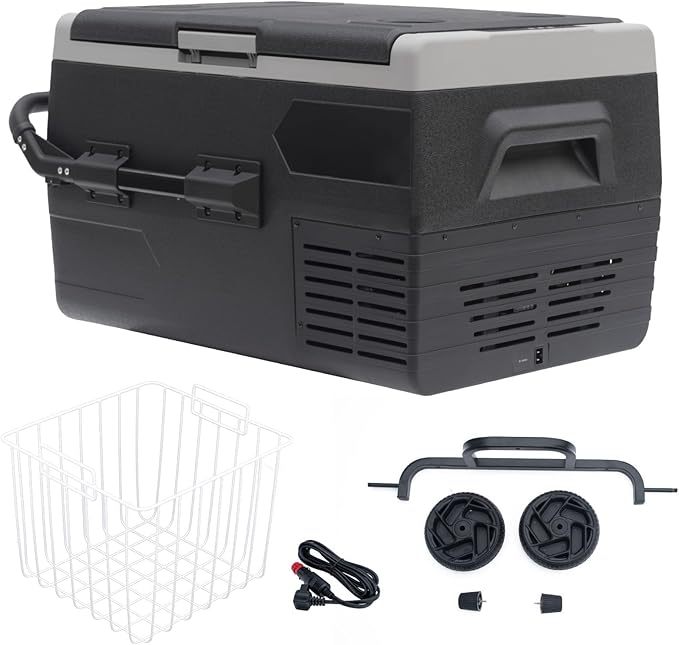Smad Electric Cooler, 12 Volt Refrigerator, 53QT(50L) 12V Compressor Cooler -4?~50?, 12V Fridge