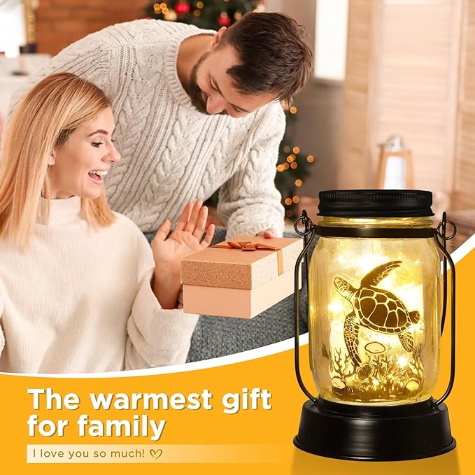 kyoryuger Sea Turtle Gifts for Women/Men Turtle Lovers Solar Lantern Mom Birthday, Mothers Day