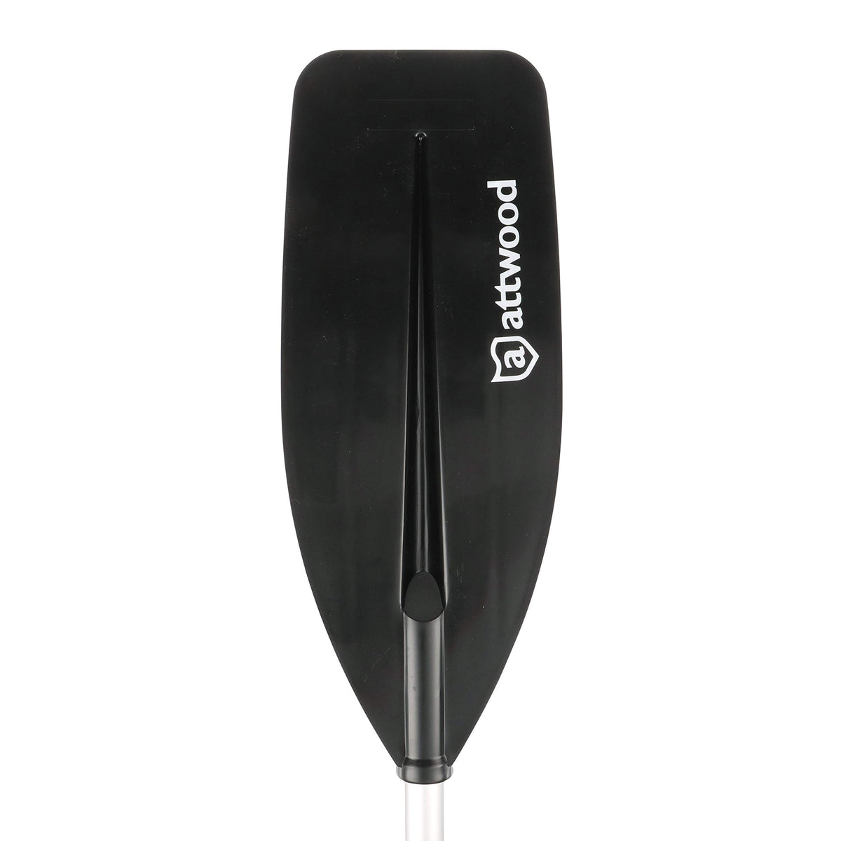 Attwood 11765-1 Canoe Paddle, Aluminum and Plastic, 5-Feet Long, Black Blade, Ergonomic Grip