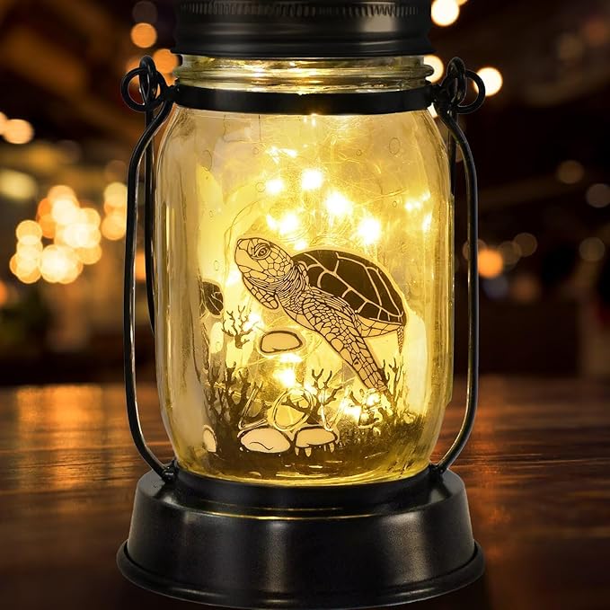 kyoryuger Sea Turtle Gifts for Women/Men Turtle Lovers Solar Lantern Mom Birthday, Mothers Day